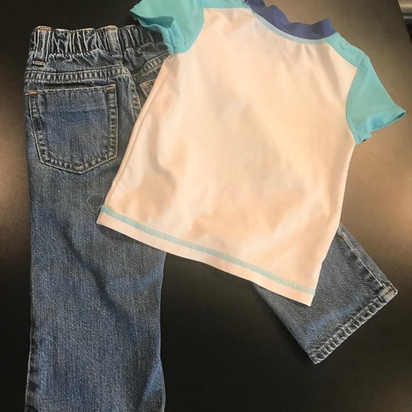 Set of 2 Pieces Bundle Kid Pants & Top Sz 2T - Picture 3 of 5